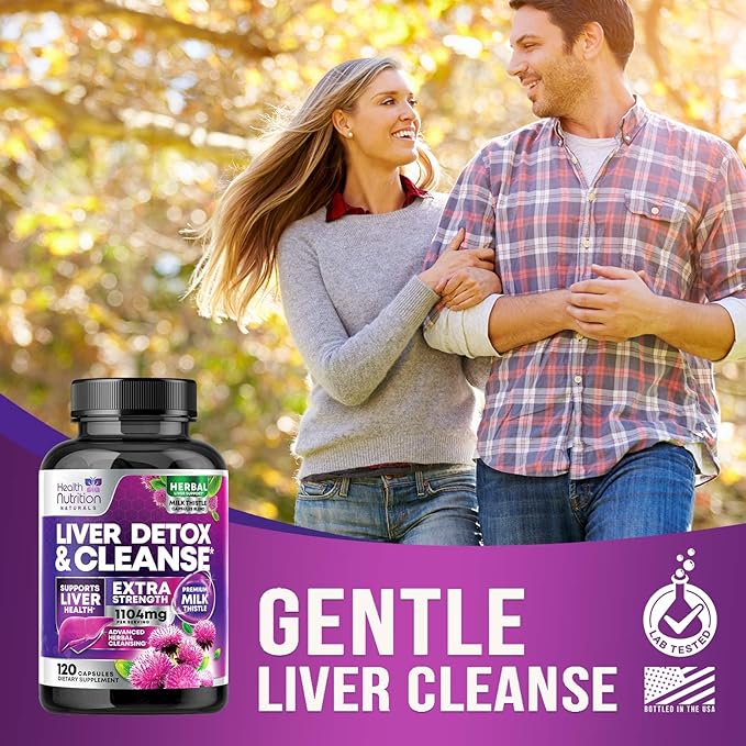 Gentle Liver Cleanse Detox & Repair Formula 120 Capsules
