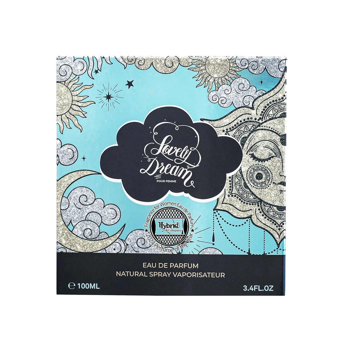 Hybrid & Company Women Lovely Dream Eau De Parfum Vaporisateur Natural Spray 3.4 Fl Oz