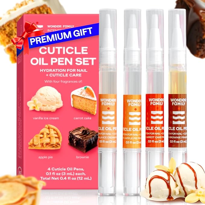 Cuticle Oil Pen – Dessert Scented Nail Growth and Strengthener (VI4)