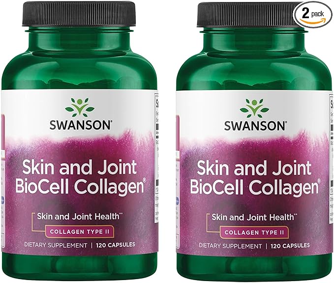 Swanson Chicken Sternum Cartilage - Collagen Type II 500mg 200 Capsules (2 Pack)