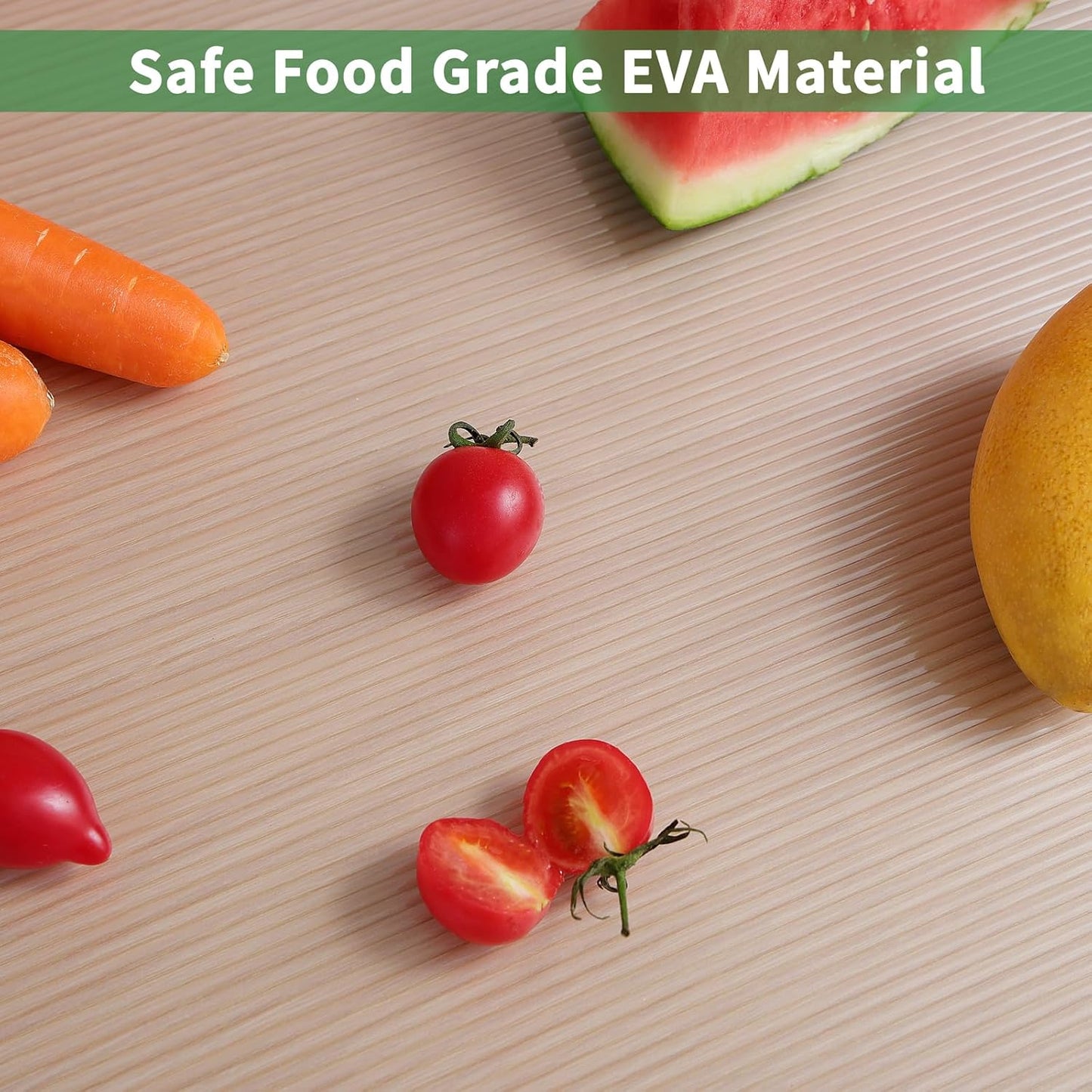 Shelf Liners 32 inch x 20 ft Shelf Liners for Kitchen cabinets nonstick Shelf Lining Drawer Mats EVA Protector for Cupboard (Clear Ribbed,32 inch x 20 ft)