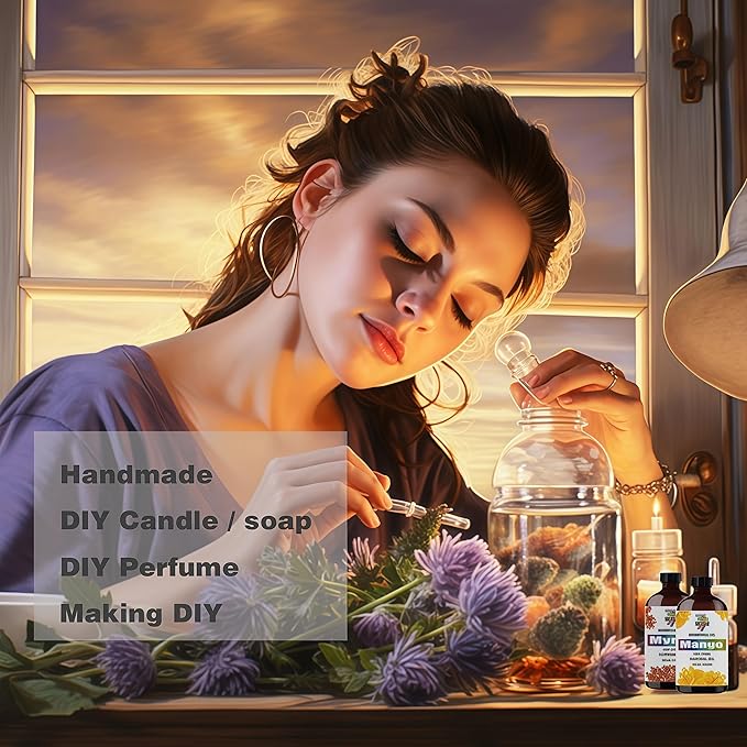 Cherry Blossom Essential Oil (4 oz) โ 100% Pure Fragrance Oil for Diffusers, Humidifiers, Relaxation, Bath, Candles, Soap Making, DIY, Home Cleaning, Gifts