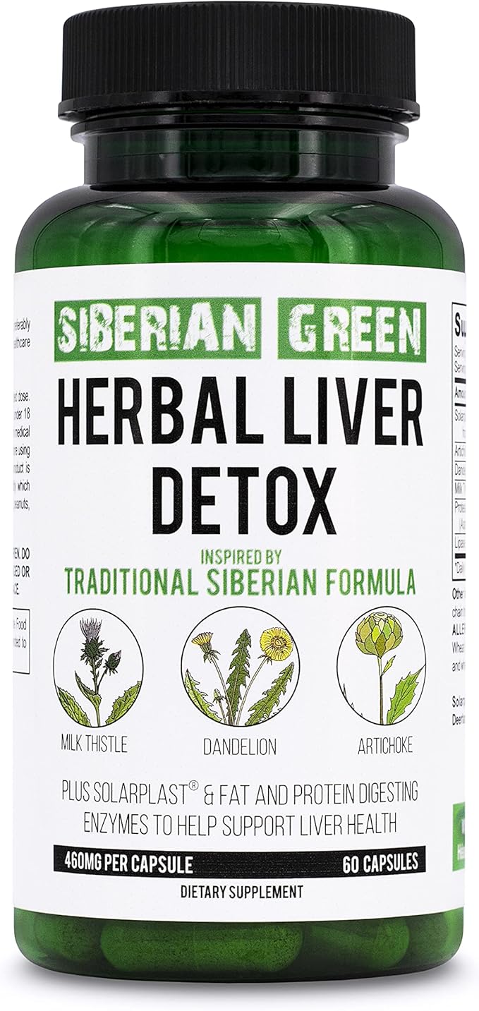 Herbal Liver Detox with Milk Thistle 60 Capsules