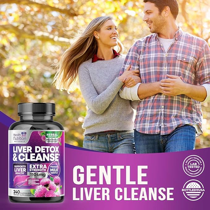 Gentle Liver Cleanse Detox & Repair Formula 240 Capsules