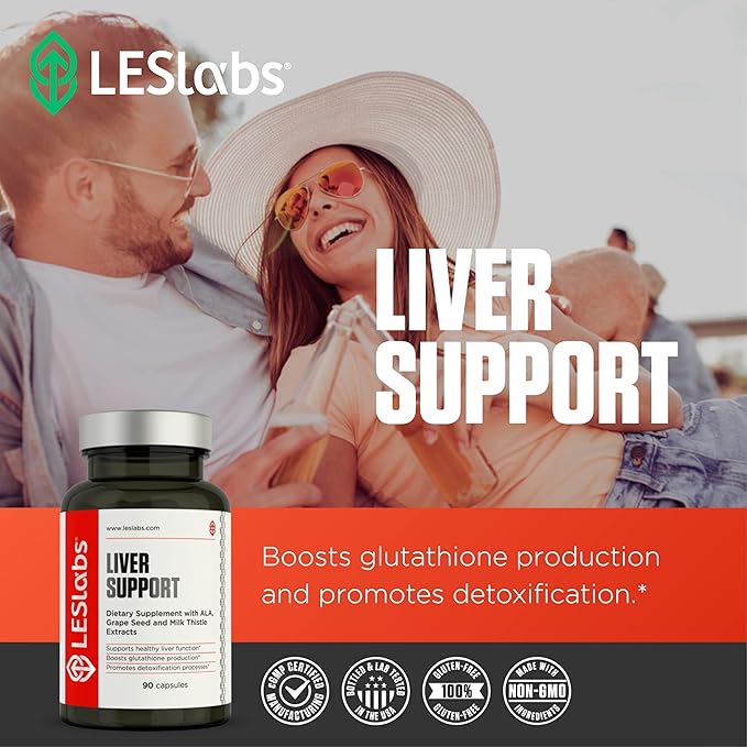 LES Labs Liver Support – Promotes 90 Capsules