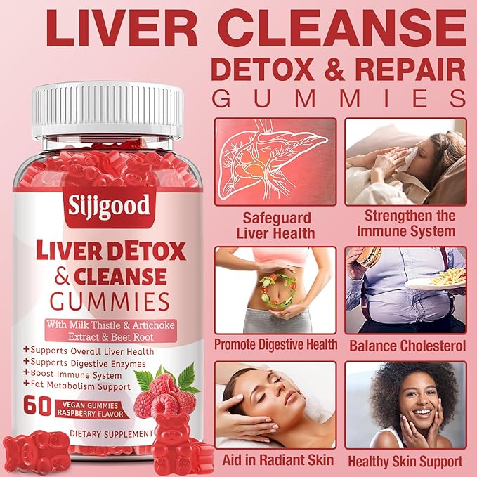 2 Pack Sugar-Free Liver Cleanse Detox 1000mg Silymarin 120 Vegan
