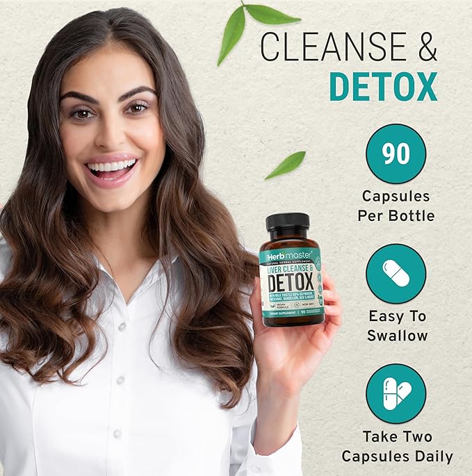 Nora Ross Herbmaster Liver Detox & Cleanse 90 Count