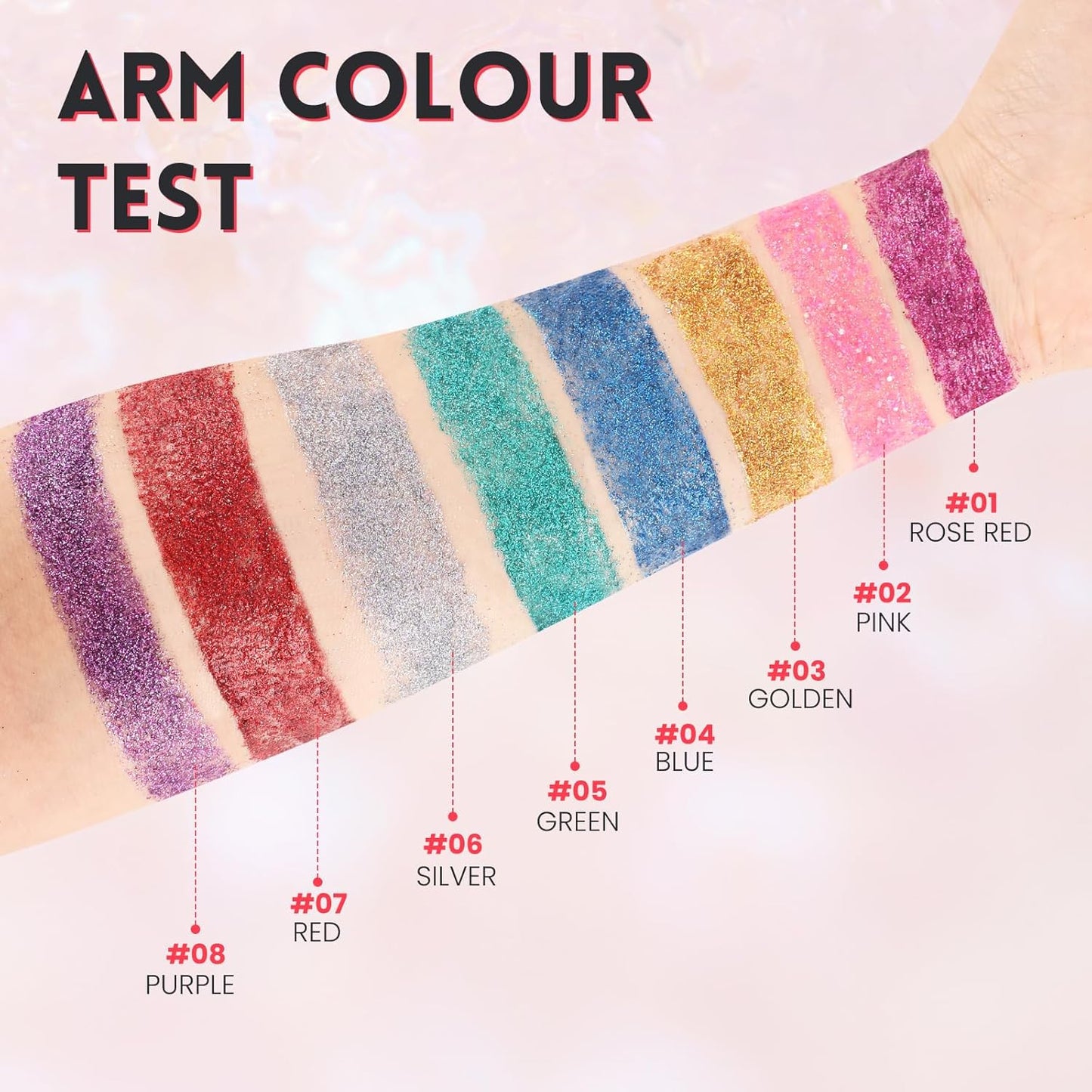 Purple Body & Face Glitter Makeup Stick, Multiuse Waterproof Glitter Gel for Face Body Hair Eye Lip, Holographic Sequins Paint Stick, Mermaid Accessories Makeup