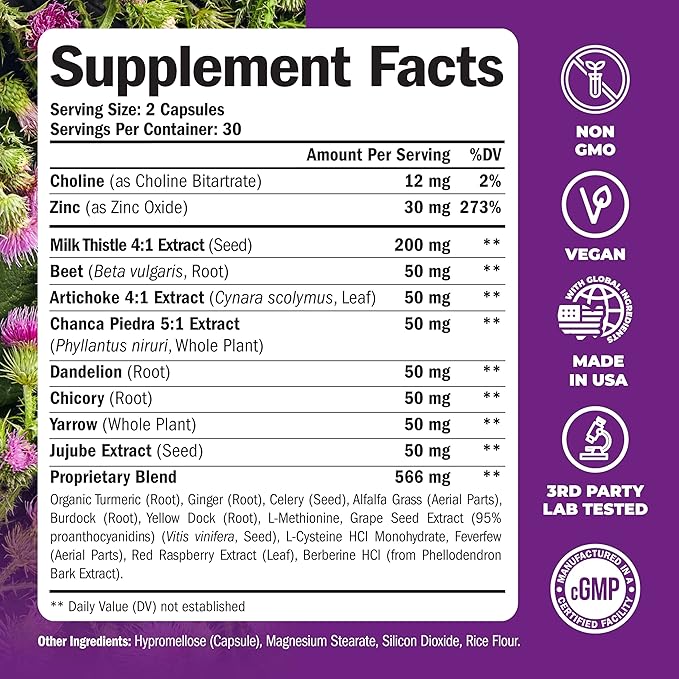 Liver Cleanse Detox & Repair 60 pills