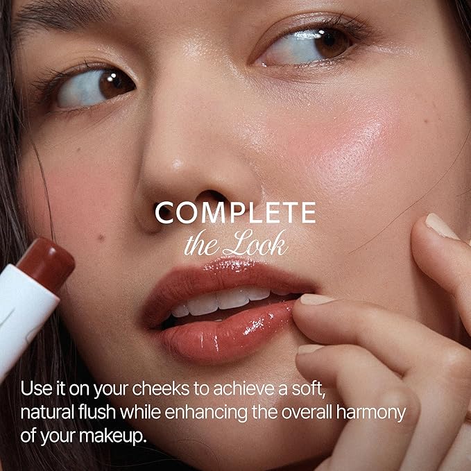 SUN-KISSED Plump Tinted Lip Balm, Lip Plumper, 70% Skincare Ingredients Providing Deep Hydration to Cracked & Chapped Lips, Lightweight Buildable High Gloss Finish, 03 Mauve Beach