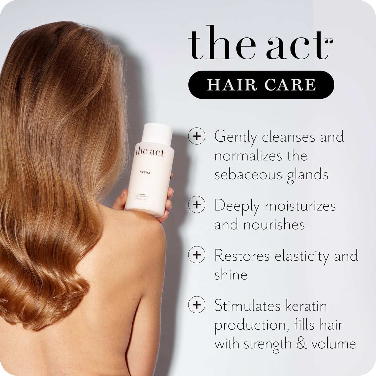 Extra Hydrating Shampoo - Daily Cleansing and Moisturizing, Care for All Hair Types - Coarse Curly Dry Hairs, for Women Men, Vegan, 9.47 fl oz