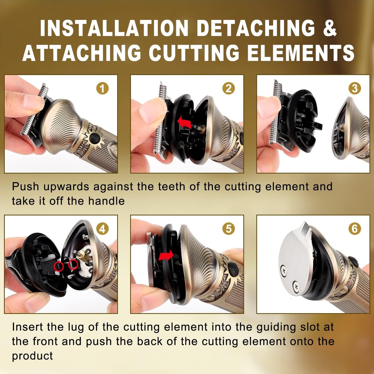 Beard Trimmer Kit for Men - Professional 6 in 1 Hair Clipper Trimmer, Cordless Multi Groomer, Mens Grooming Kit for Beard, Face, Body Nose Electric Razor with Travel Case as Gifts for Him