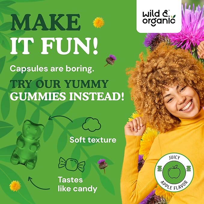 Wild & Organic Liver Support Gummies 60 Milk