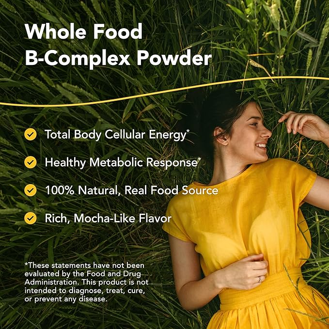 North American Herb & Spice Purely-B - 14.1 oz - Whole Food B Complex Concentrate - Natural Energy Source, Healthy Metabolic Response - Raw Chaga & Maca - Non-GMO - 28 Servings