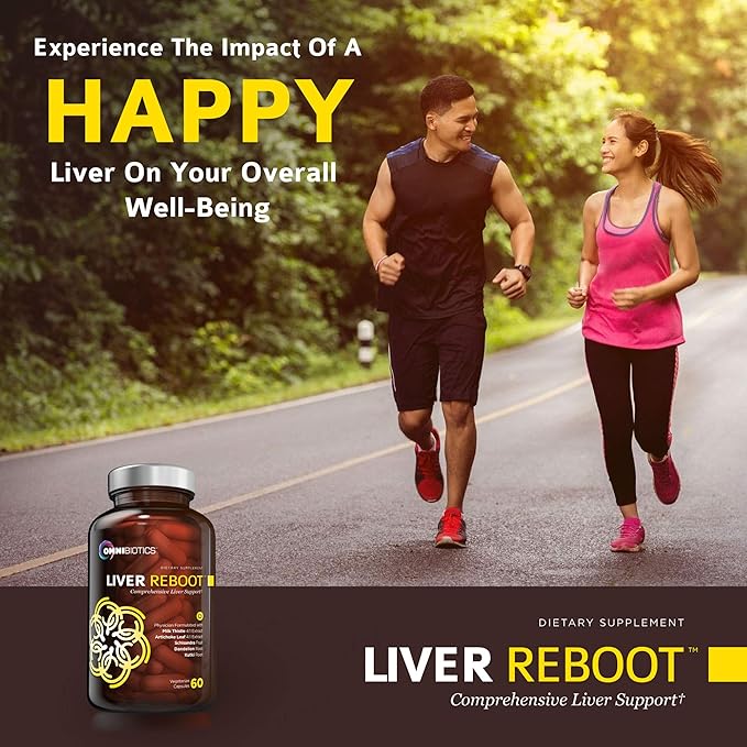 OmniBiotics Liver Detox Supplement, Liver Cleanse Support 60 Vegan