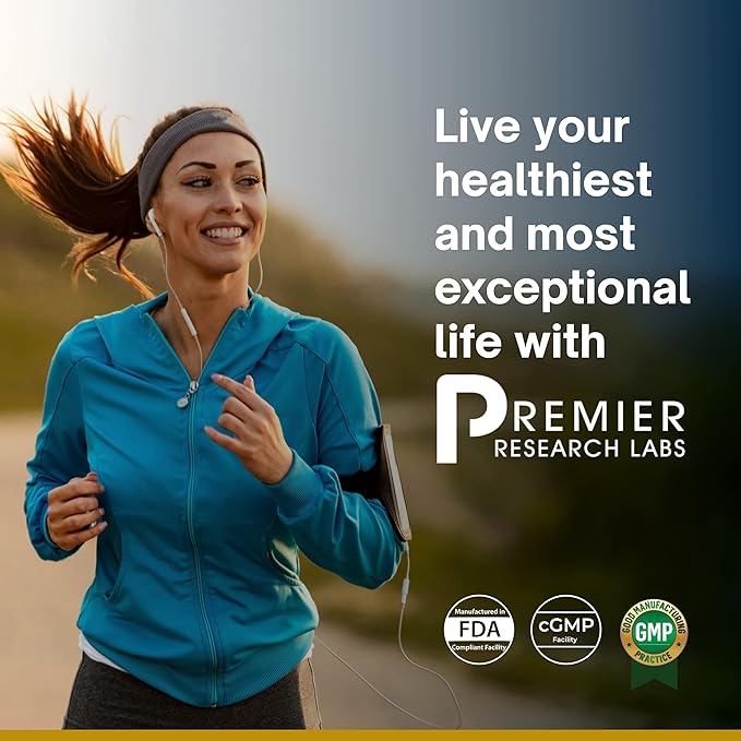 Premier Research Labs Premier DHEA - DHEA Supplement for Women & Men, Pure DHEA 25mg, Hormone Support for Healthy Aging, Wild Yam DHEA, Vegan Friendly - 60 Vegetarian Capsules