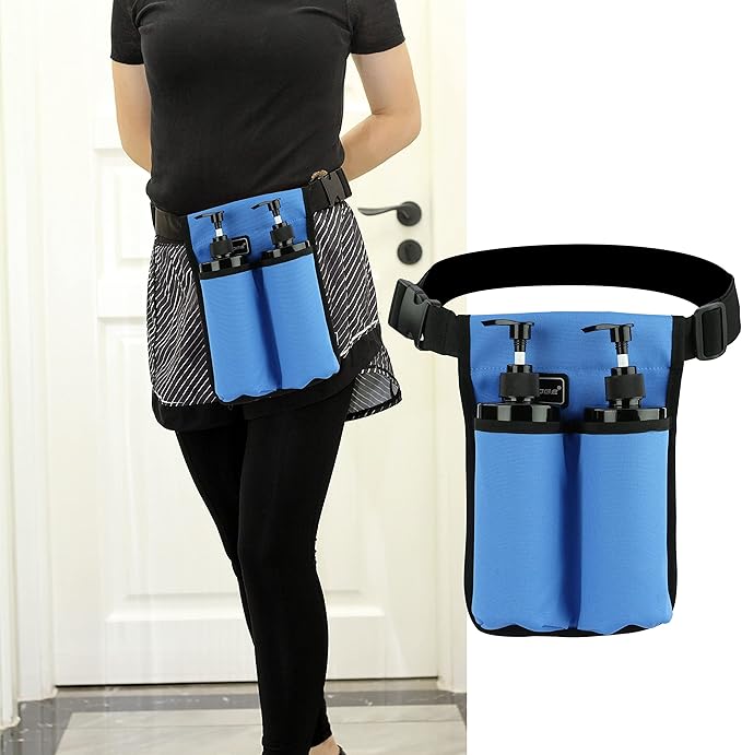 Massage Oil & Lotion Holster - Blue