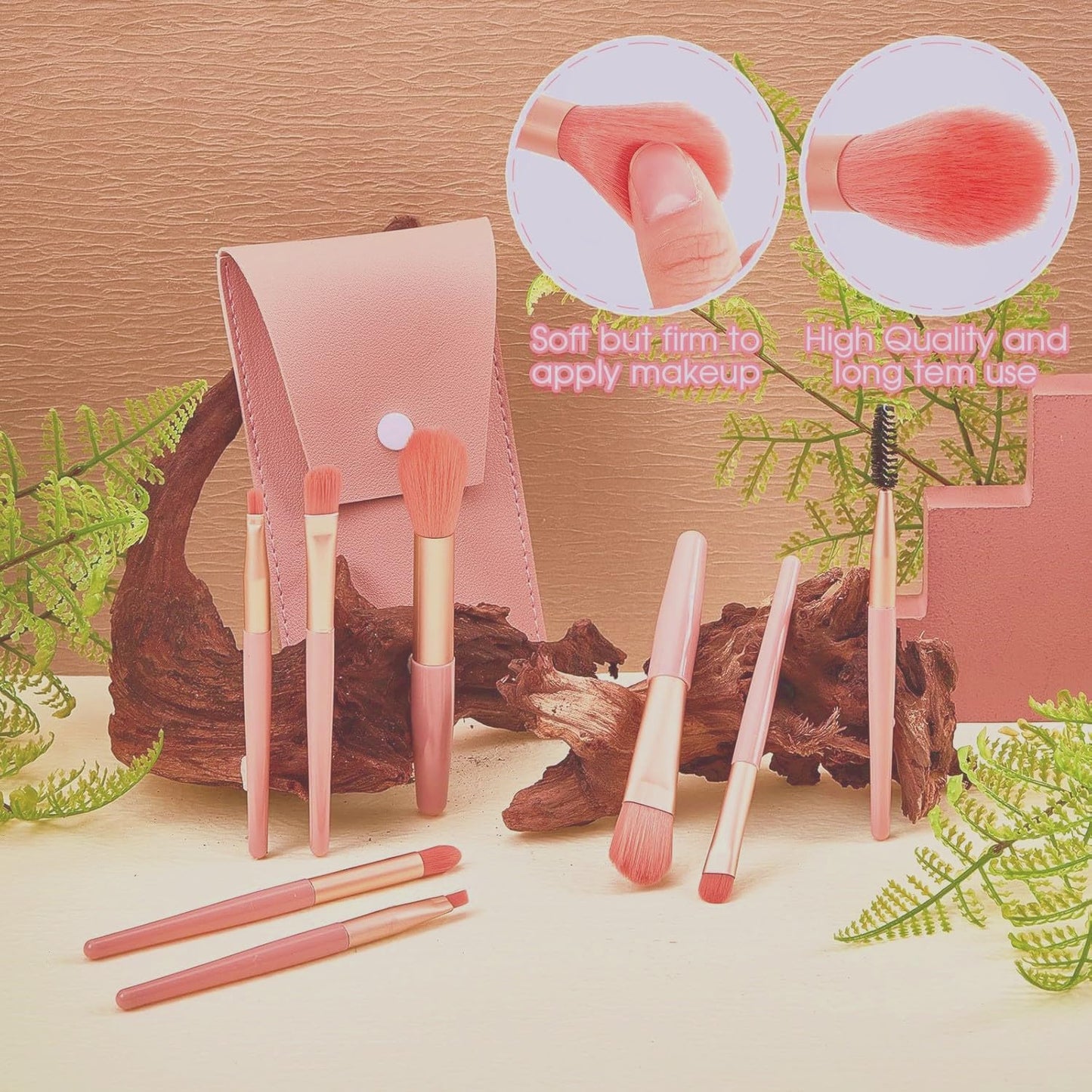 Spa Day Kit for Women - Sleepover Gift Set For Girls Pink Spa Kit and Mini Wet Hair Brush,Teens Initial Makeup Kit with Makeup Brush Set,Bridesmaids Party Favors-Waterproof Toiletry Travel Bag.