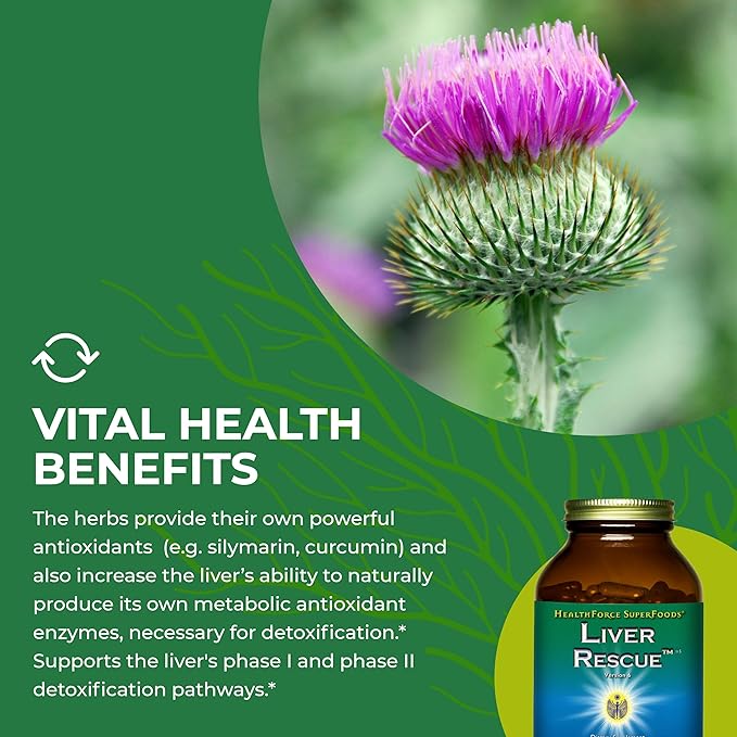 HEALTHFORCE SUPERFOODS Liver Rescue 360 Capsules