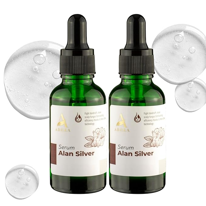 ABERA Alan Silver Serum - Clinically Proven to Soothe Irritated Skin and Improve The Appearance of Skin with Mild to Moderate Psoriasis (2 Boxes)