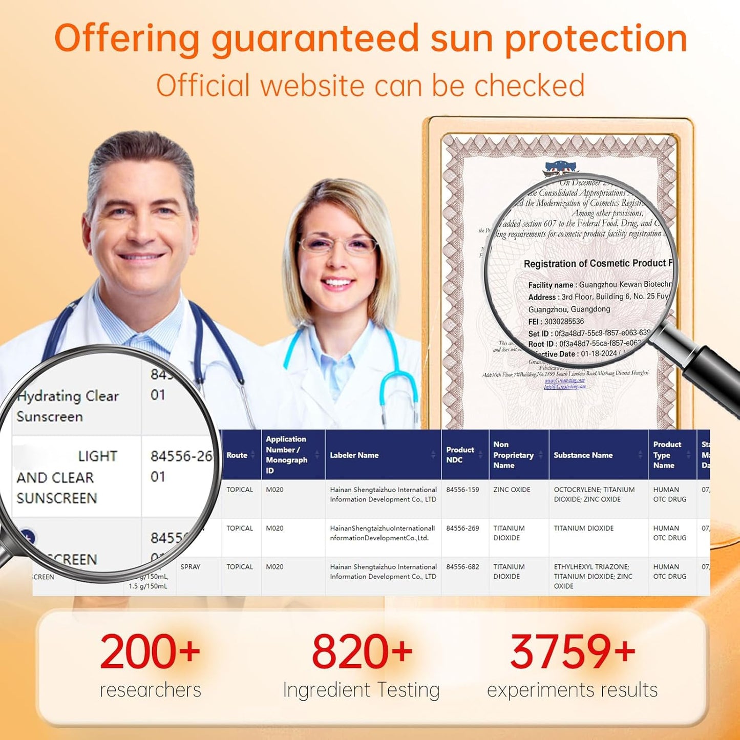 Reef Safe Sunscreen Spray SPF 50, 360° Mist, Broad-Spectrum UVA/UVB Protection, Lightweight & Non-Greasy, Travel Size Sunscreen Spray for Face & Body, Water & Sweat Resistant,5.07oz/150ml (2 pack)