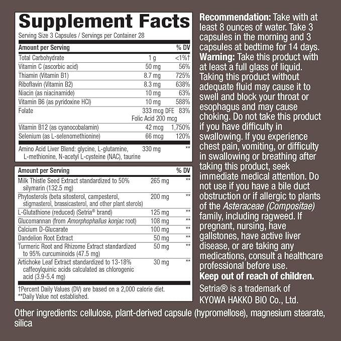 Nature's Way Complete Liver Cleanse, Supports 84 Capsules