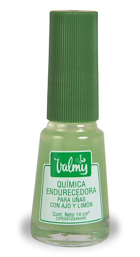 2in1 Garlic Nail Hardener & Lemon Nail Whitener Base Coat Nail Polish - Nail Strengthener for Thin Nails and Growth, Yellow Nails Treatment - Endurecedor de Uรฑas, 0.47 Fl oz