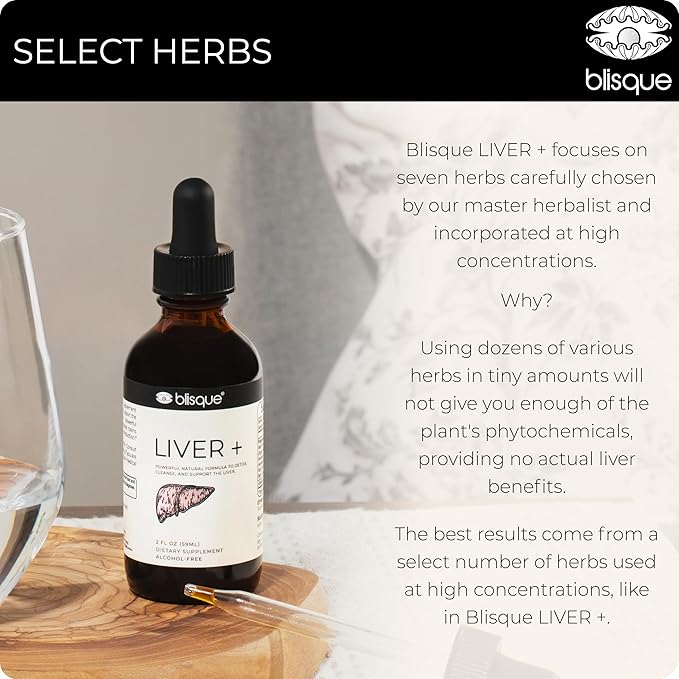 Blisque – Liver Complex Supplement to 2 Ounce 59 Servings