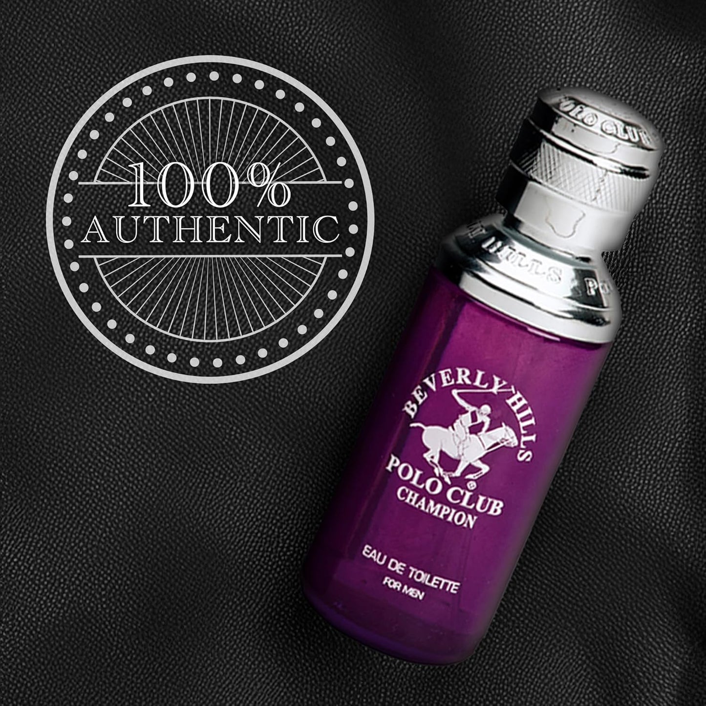 Beverly Hills Polo Club CHAMPION - Cologne for Men with Notes of Vanilla, Lily, Oakmoss & Patchouli - Sweet Floral Sexy Fragrance Scent - Eau De Toilette Spray 3.40fl.oz / 100ml