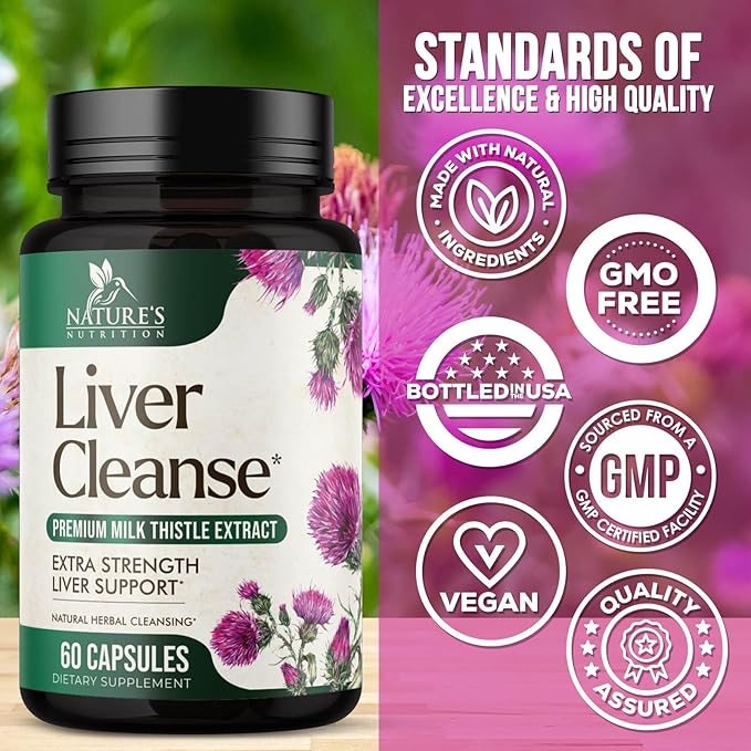 Liver Cleanse Detox & Repair Formula 60 Capsules