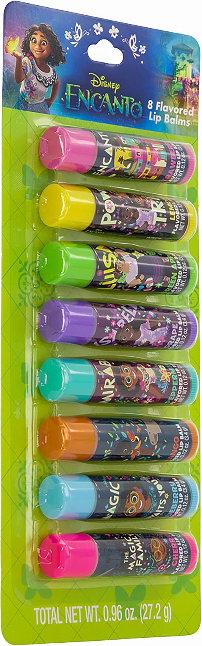 VORAGA Encanto 8 Pack Lip Balm, 8.0 Fl Oz