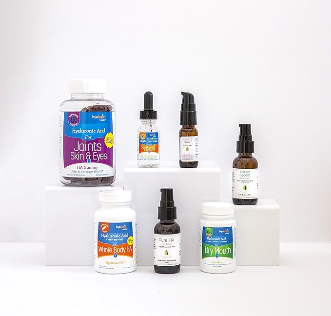 Hyalogic Synthovial Seven Hyaluronic Acid Liquid - HA Support - Vegan - 1 oz