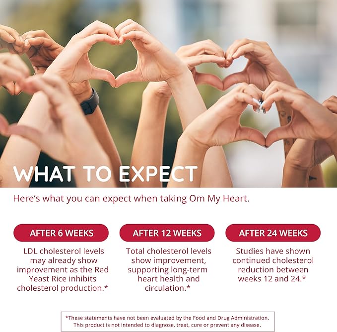 Happy Healthy Hippie Red Yeast Rice with CoQ10 Supplement & Vegan Collagen Builder w/Hyaluronic