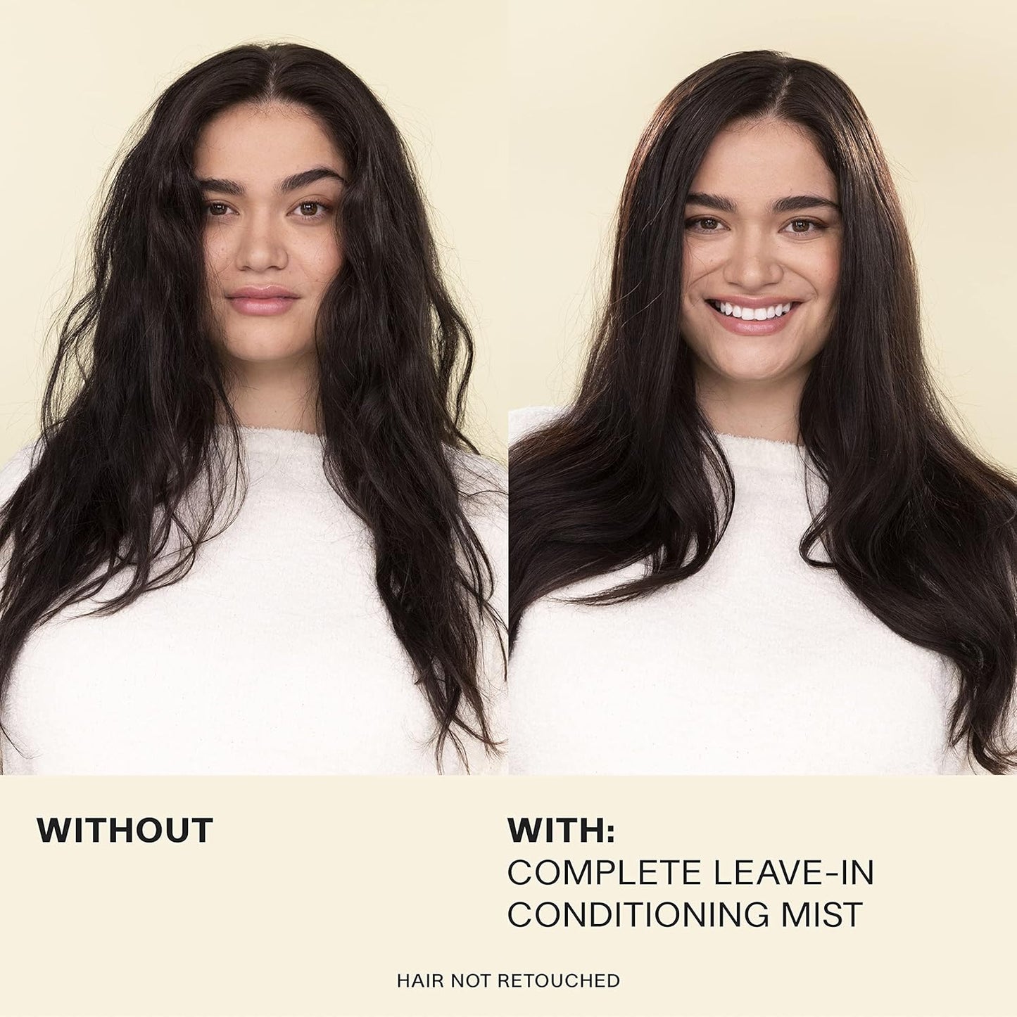 JVN Complete Leave-In Conditioning Mist, 2 Fl Oz, Travel Size, Frizz Fighting Moisture Multiplier, Detangler, UV and Heat Protection Spray, Hair Care for Women and Men, Silicone Free