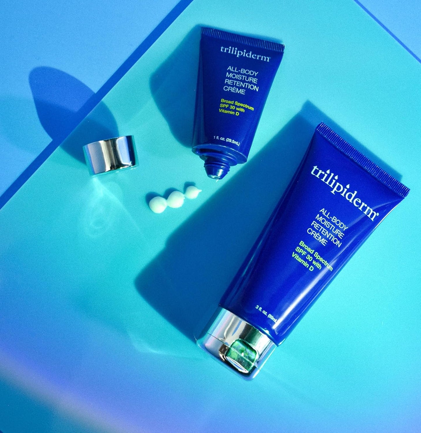 Trilipiderm All-Body Moisture Retention Créme 1oz x 3 + Broad Spectrum SPF 30 1oz x 3