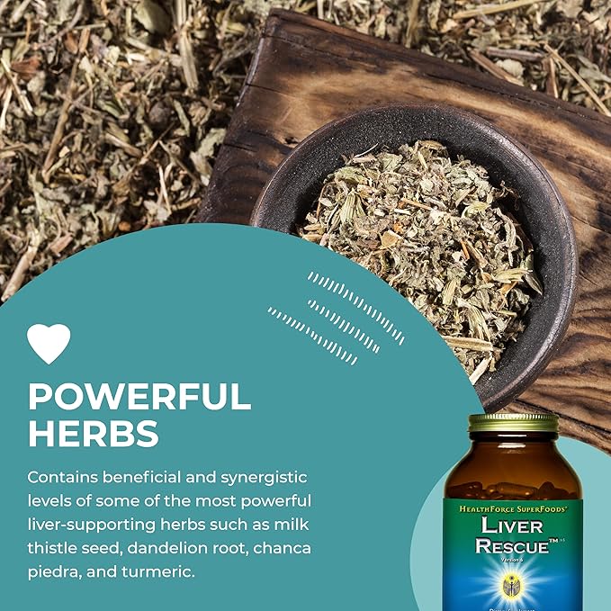 HEALTHFORCE SUPERFOODS Liver Rescue 360 Capsules