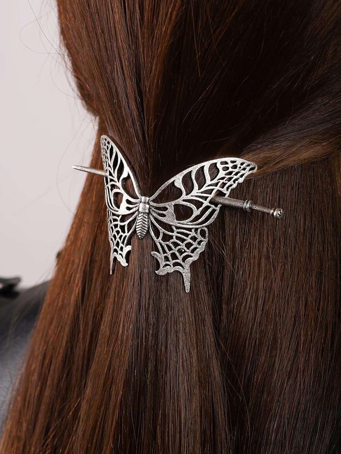 HAQUIL Vintage Antique Medieval Hollow Butterfly Hairpin Hair Stick Hair Accessory for Women