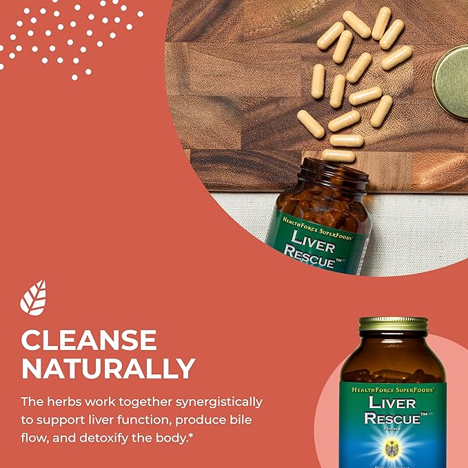 HEALTHFORCE SUPERFOODS Liver Rescue 360 Capsules