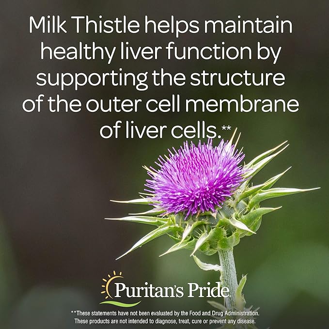 Puritan's Pride Milk Thistle Liver Complex, 90 Count,