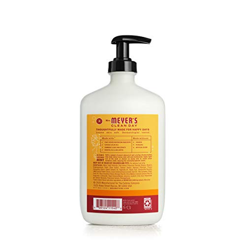 Mrs. Meyer's Clean Day Body Lotion for Dry Skin, Non-Greasy Moisturizer Made with Essential Oils, Cruelty Free Formula, Clementine Scent, 15.5 oz (Pack of 1)