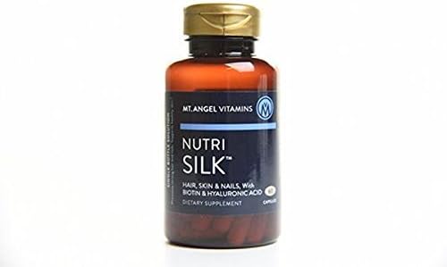Mt. Angel Vitamins: NutriSilk Capsules. Promotes Healthy Hair & Skin, Boost Collagen, B Vitamins, 60 Capsules