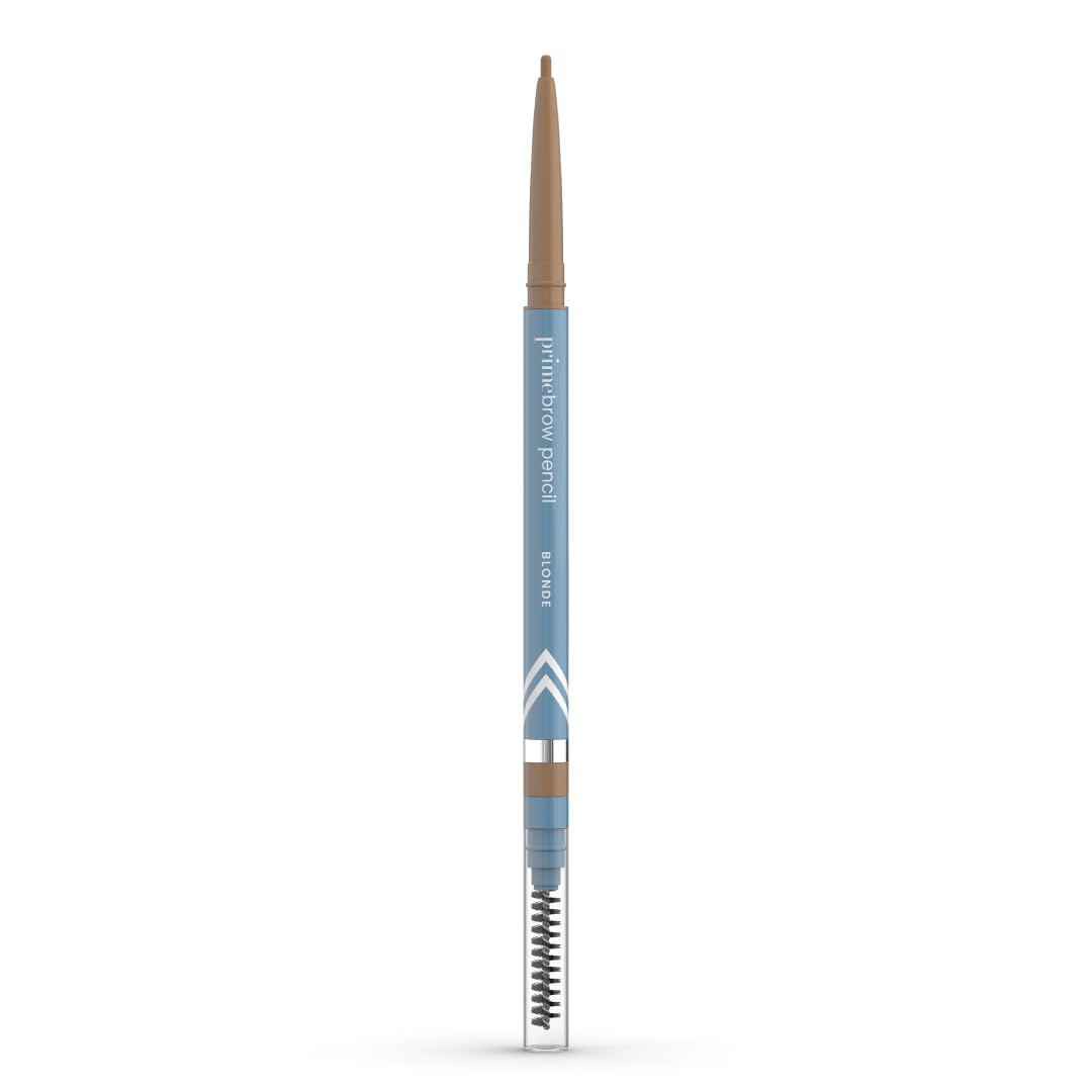Prime Prometics PrimeBrow Pencil for Mature Women – Ultra-Precise Tip for Natural, Hair-Like Strokes – Smudge-Proof & Long-Lasting Wear – Great for Thinning, Sparse, or Graying Brows (Blonde)
