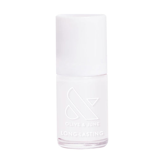 Olive & June Long Lasting Nail Polish | Plump, Gel-Like Finish No Lamp Needed | Lasts up to 10 days | Salon-Quality Color at Home | 15-Free, Vegan & Cruelty-Free Chip-Resistant Shine | HD Crisp White