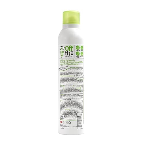 OFF THE RECORD Dry Shampoo - Tropical Paradise | Soothing & Hydrating | Biotin + Aloe Vera | Scalp Nourishment & Hair Strengthening | 10.65 oz