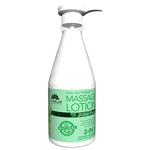 La Palm - Organic Healing Therapy Massage Lotion 24oz (Aloe Vera)