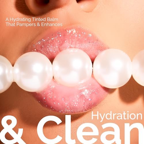 Tinted Lip Balm Elixir – Hydrating Vegan Lip Care with Sheer Color & Moisturizing Glow – Non-Sticky Nourishing, Lip Plumping Treatment for Soft, Smooth Lips (Strawberry 10ml)