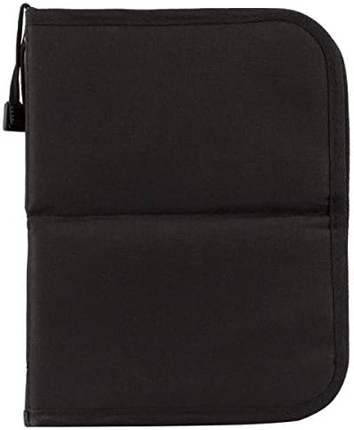 Creative Mark Folding Paint Brush Easel & Travel Case 9" Long - Compact Brush Holder Organizer for Short Handled Paintbrushes - Durable Paint Brush Bag for Storage - Holds up to 20 Brushes