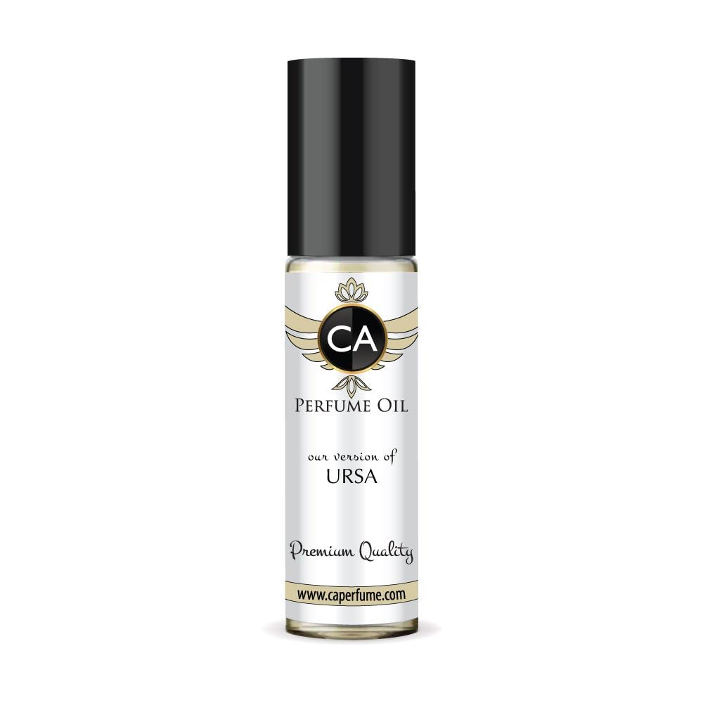 CA Perfume Impression of Ursa Unisex Fragrance Oil Amber Spicy Scent Long Lasting Perfumes for Women & Men Travel Size TSA Ready Mini Parfum Body Oil Roll-on 0.33 Fl Oz 10ml