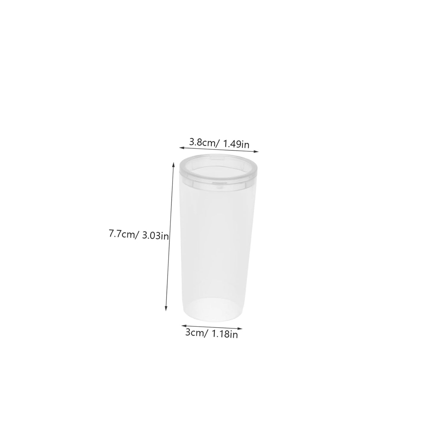 10Pcs Makeup Brush Holder Transparent Makeup Brush Covers Protective Guards for Dust and Pollutants for Travel and Everyday Use Durable and Easy to Clean