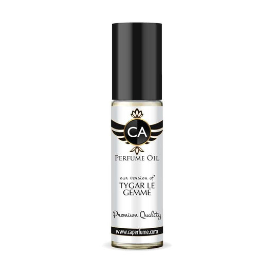 CA Perfume Impression of Tygar Le Gemme for Men Eau De Parfum Citrus Aromatic Scent Long Lasting Cologne for Men Travel Size TSA Ready for Day and Night Wear 0.33 Fl Oz 10ml